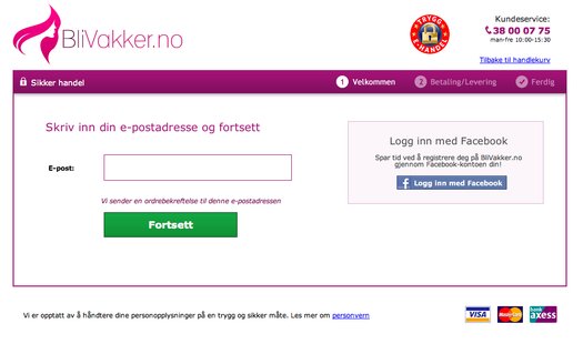 Blivakker kundeservice