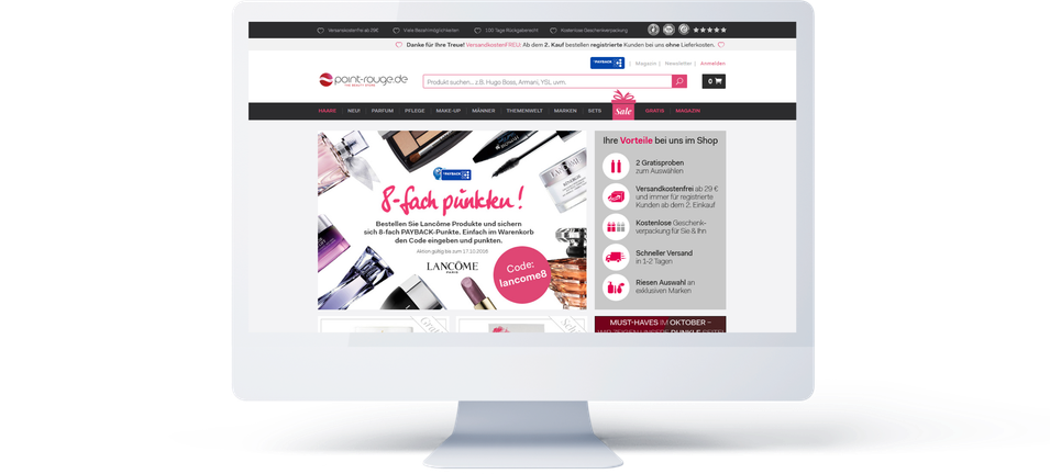 Klickkonzept home page VWO case study