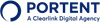Portent Tagline Logo Blue