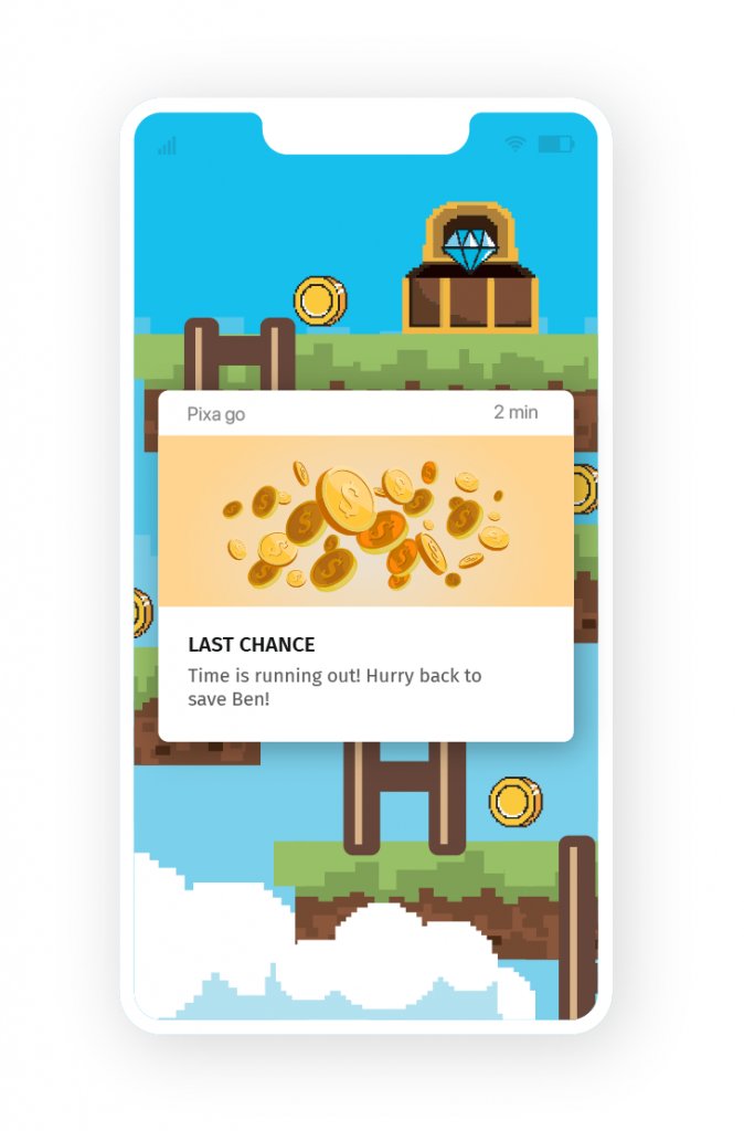 app testing case study on leveraging push notifications for a gaming app