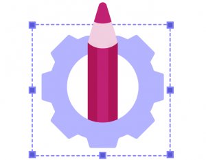 illustration showcasing pencil symbolising optimization