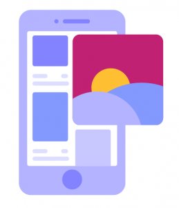 illustration showcasing mobile friendly website surveys