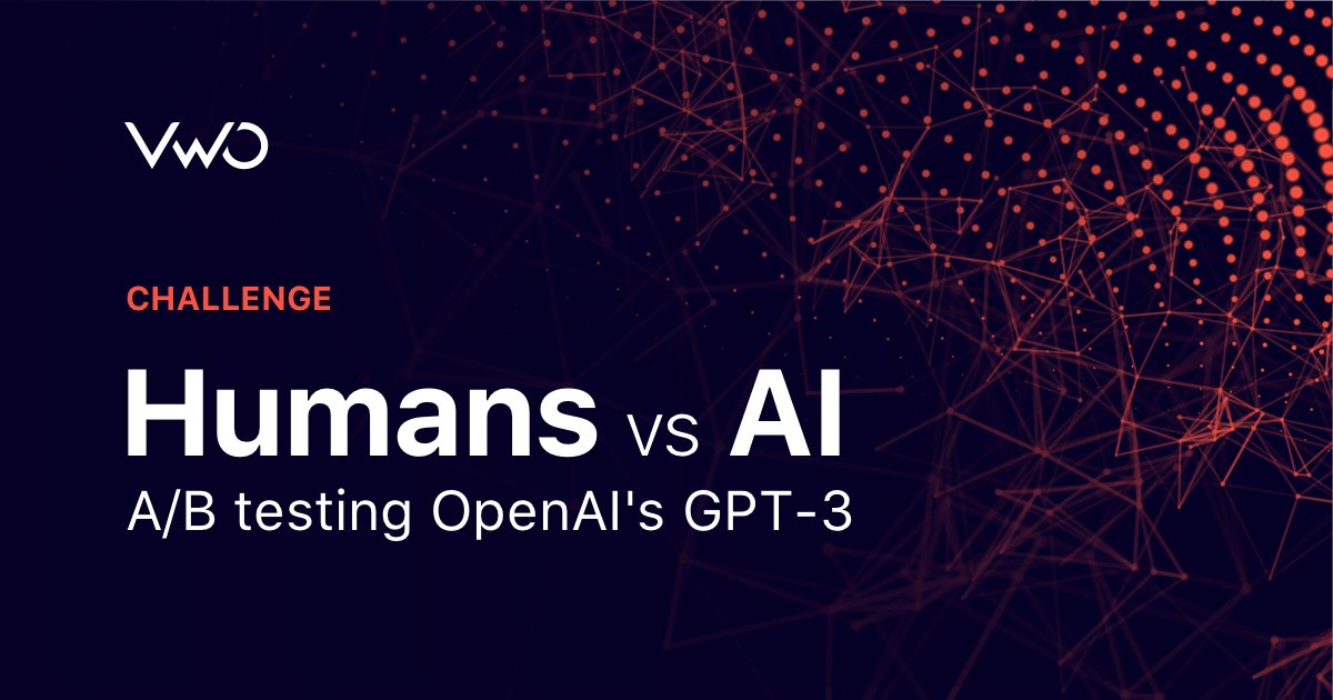 Humans vs AI - A/B testing OpenAI's GPT-3