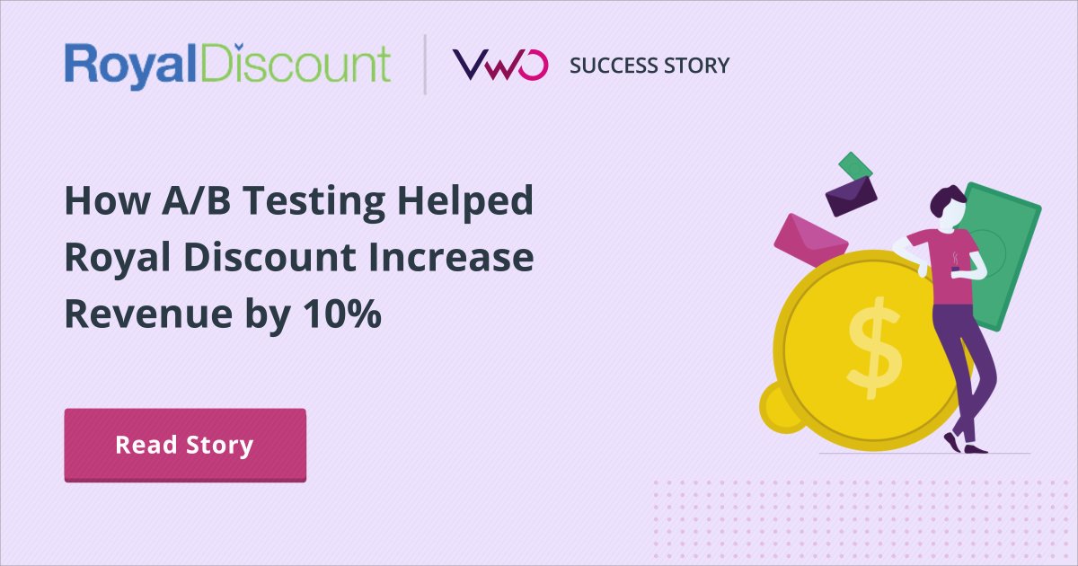 Royal Discount Increased Revenue By 10 VWO Success Stories