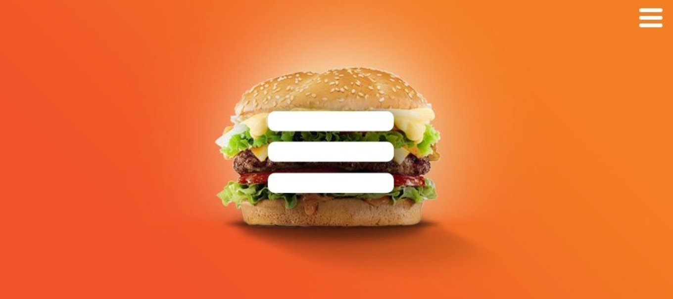 Ilustration on hamburger menus