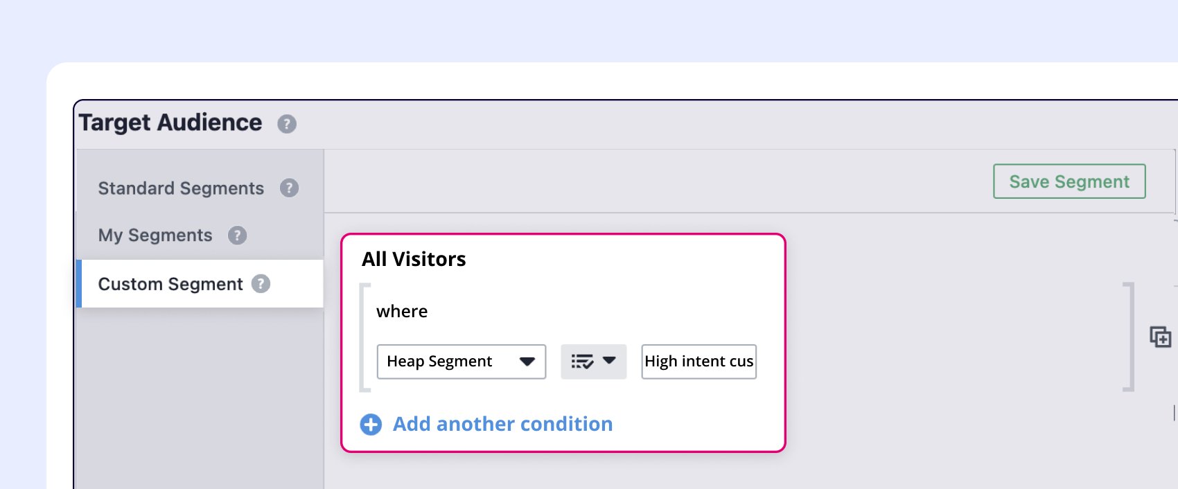 Personalization on Heap segments