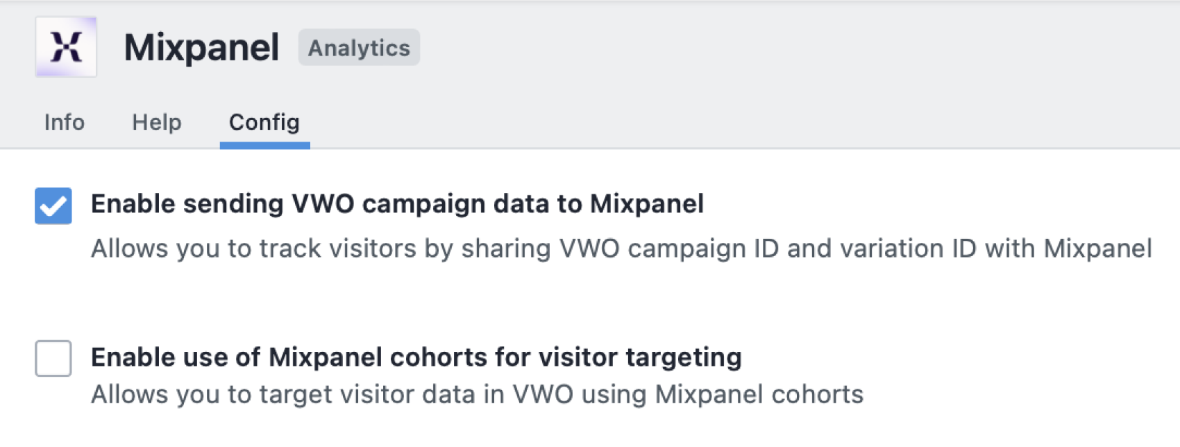 Bidirectional data sync between VWO and Mixpanel