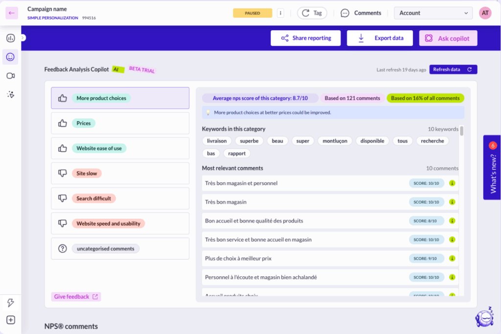 Feedback Analysis Copilot by Wingify