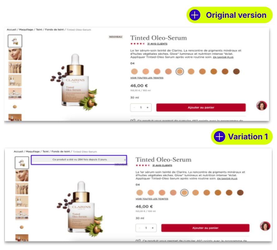 Clarins test