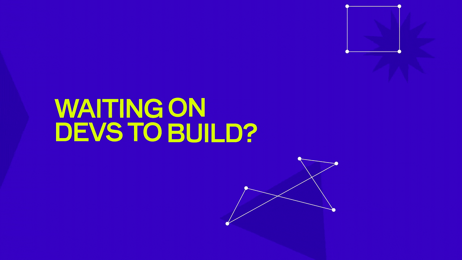Evi content - helping build without a dev