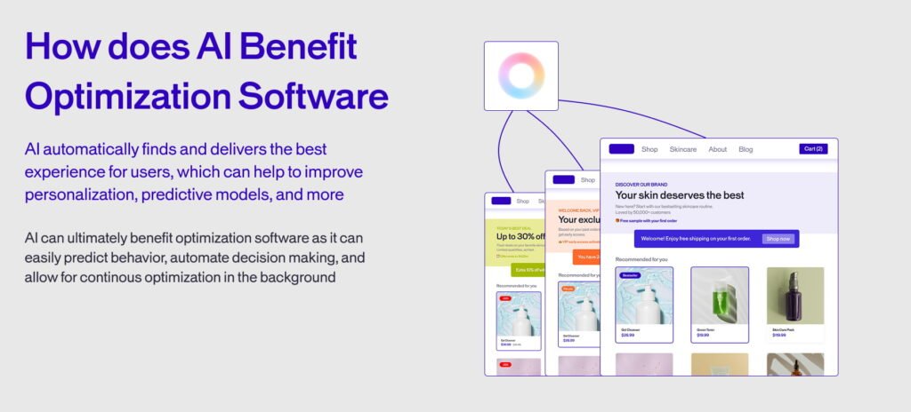infographic explaining AI and personalization