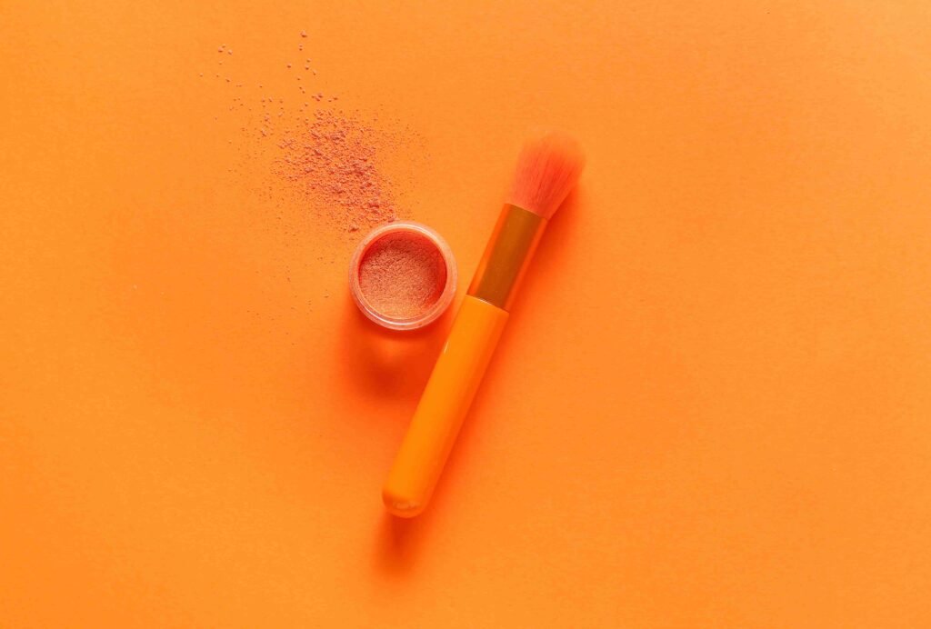 irange makeup brush and powder