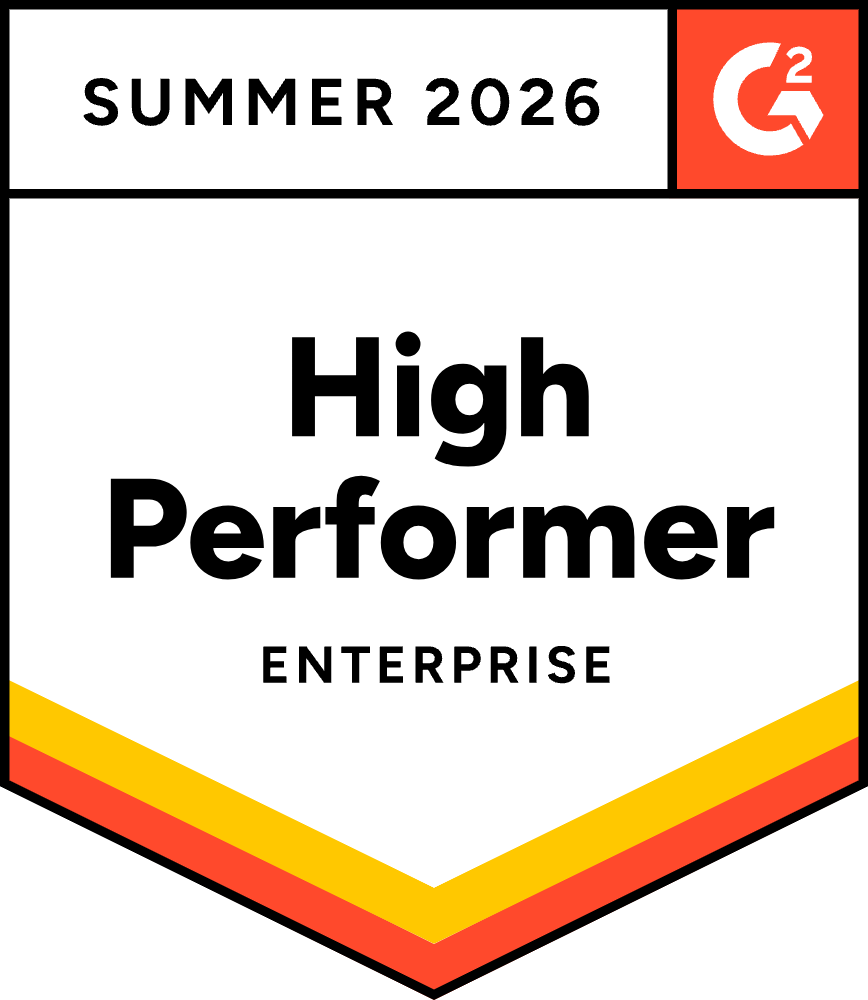 High Performer Summer 2026 badge