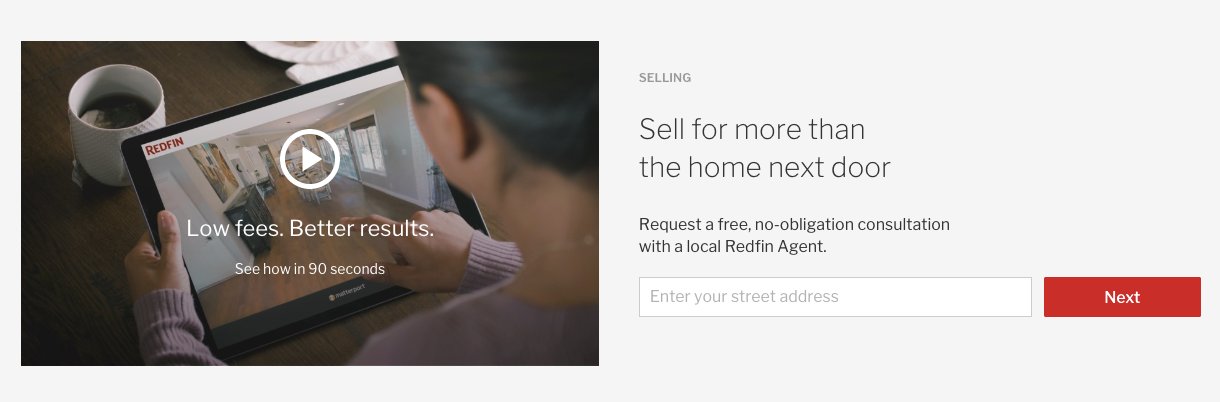 Redfin form