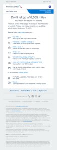 Airlines Email Warenkorbabbrüche