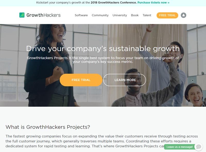 Landing Page Design Growth Hackers
