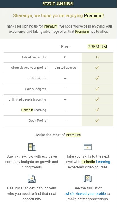 LinkedIn example