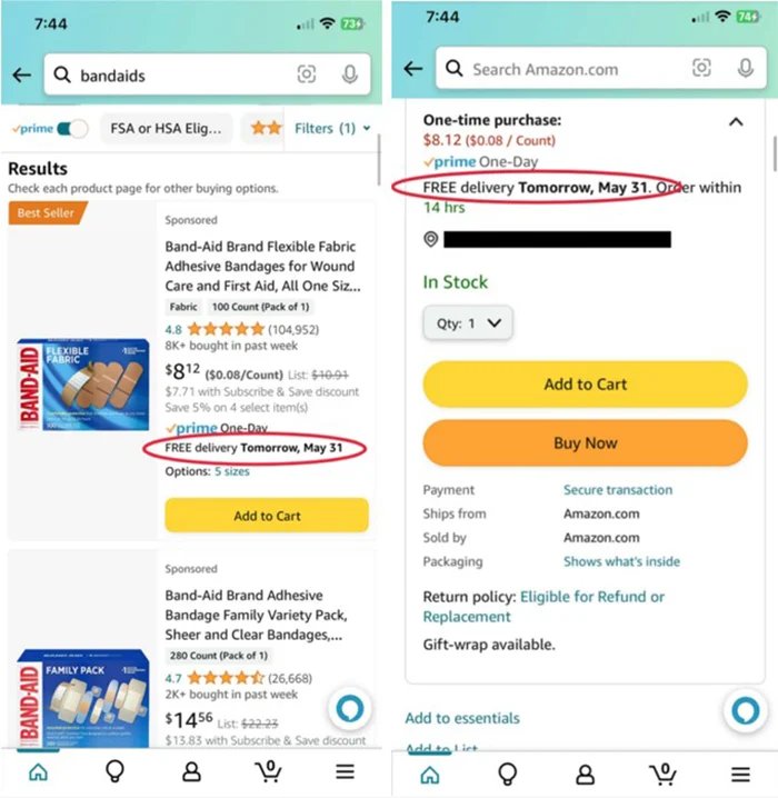 Amazon Scarcity Example
