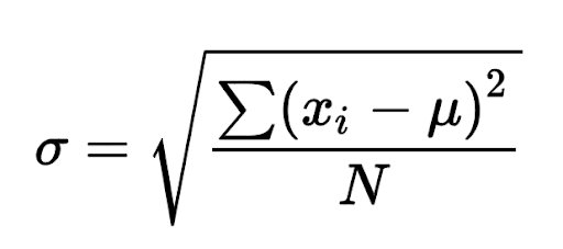Standard Deviation Formula