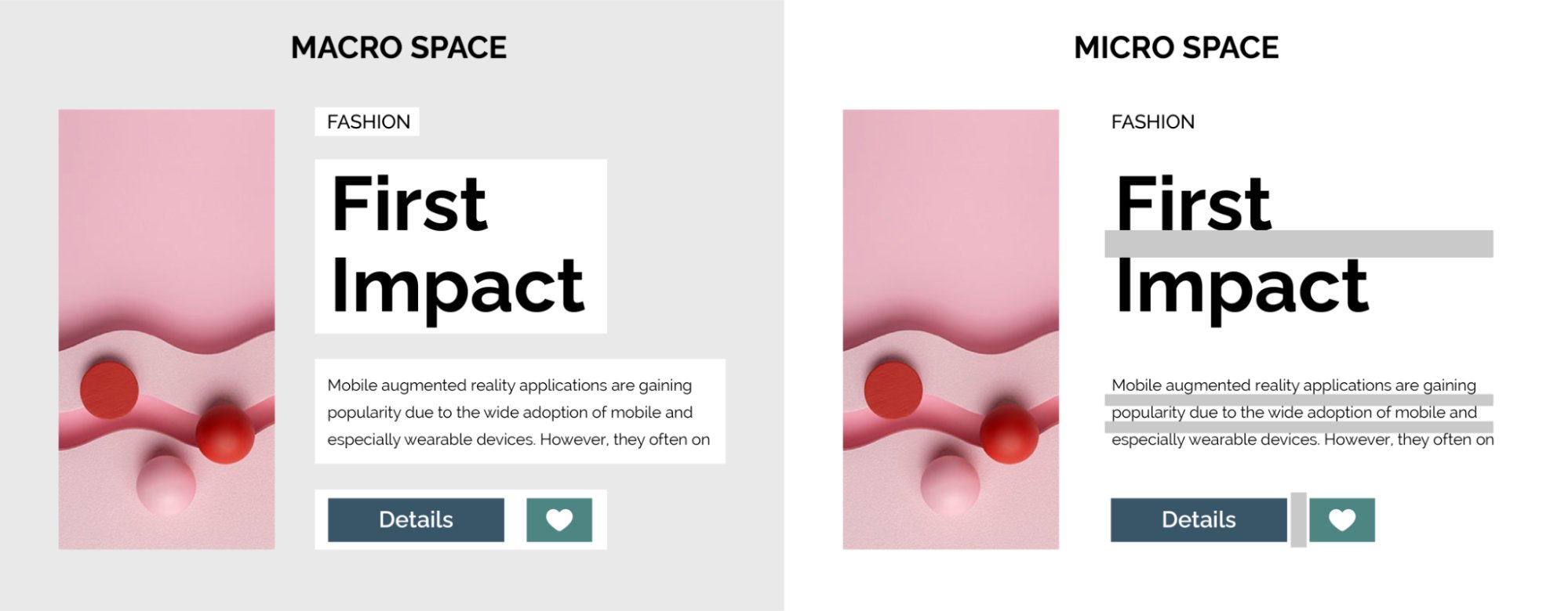 Macro and micro whitespace 
