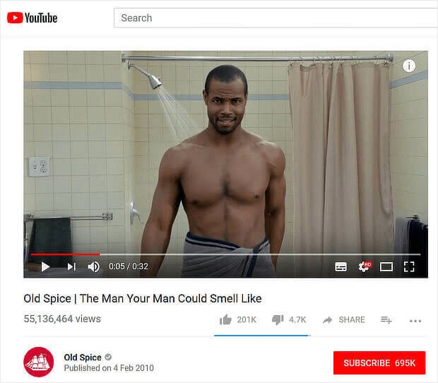 Old Spice Video AD