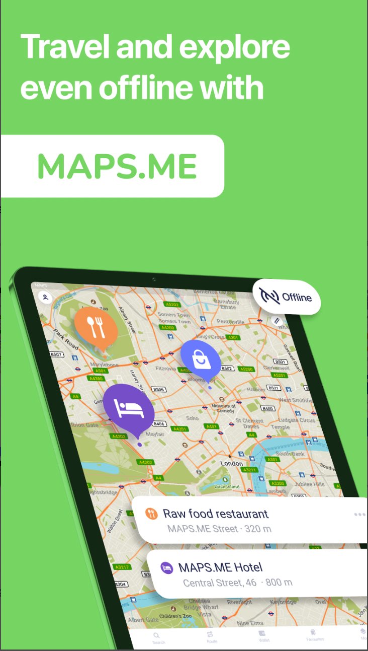 Native app example - MAPS.ME