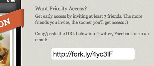 Forkly signup page test various types of signup incentives on your website