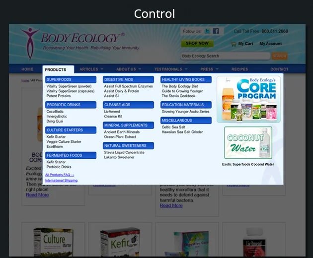 Control Version Of Body Ecology