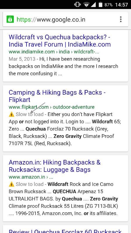 Google SERP screenshot