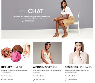 Live Chat Support On Website.