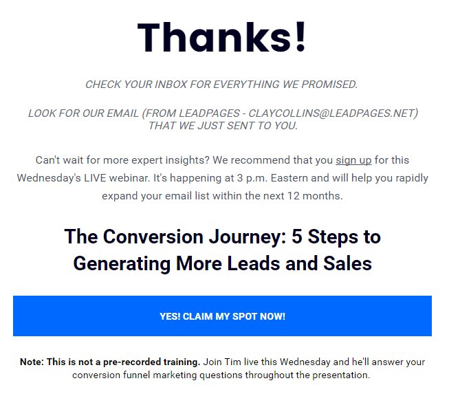 7 Thank You Page Examples To Boost Visitor Experience