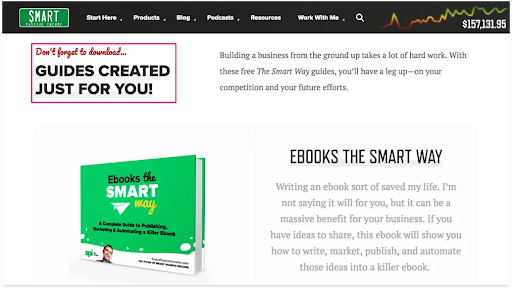 promotion of content on thank you pages
