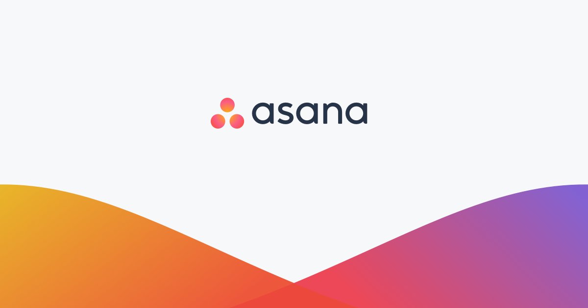 brand color scheme for Asana