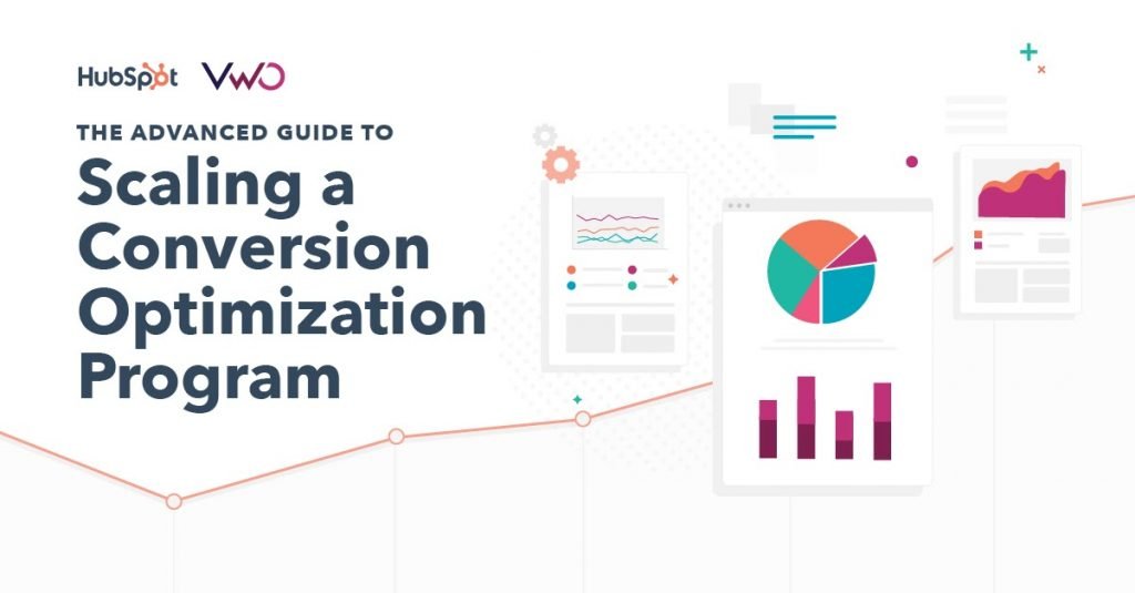 cover image for the advanced guide from VWO & Hubspot on scaling a CRO program
