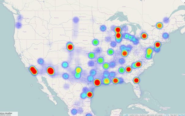 Location History Visualizer Final Heatmap 