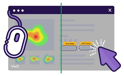 Mouse heatmap vs clickmaps