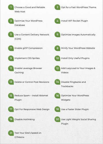 actionable tips on WordPress website optimization