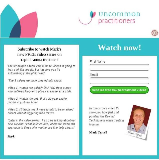 Control Version Of The Sign Up Page For Uncommon Knowledge 