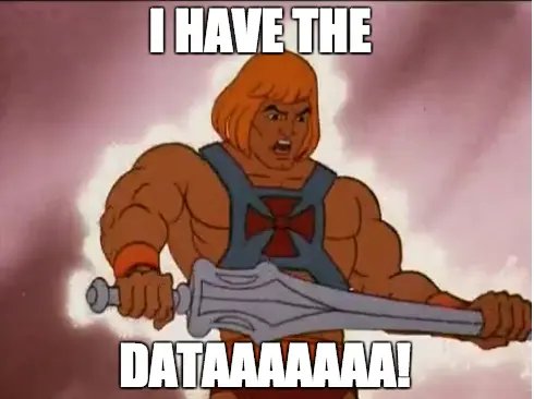 Meme On Having Data 2