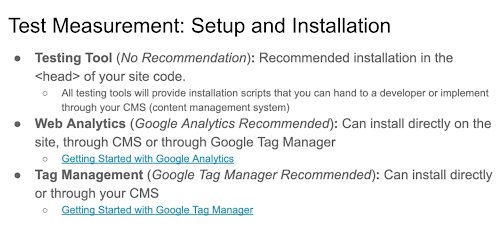 Screenshot Of Test Measurement On How To Setup And Install
