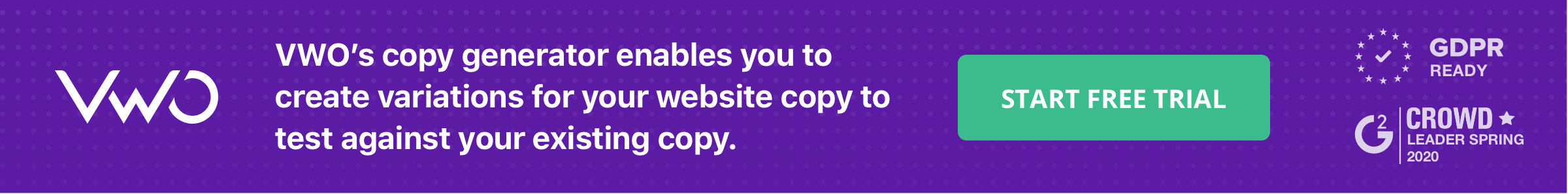 Blog Banner VWO Copy generator