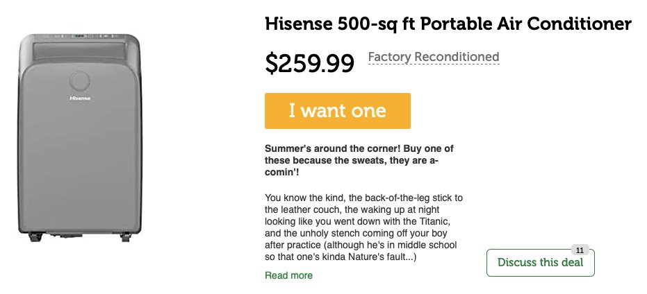 An Example Of Good Copywriting On Product Page