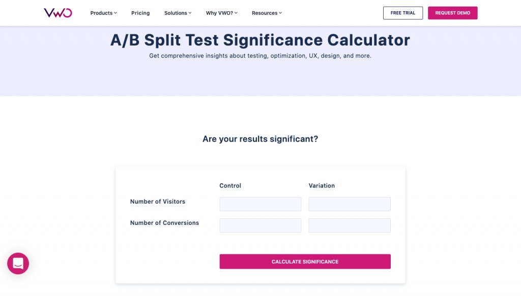 AB Test Significance Calculator