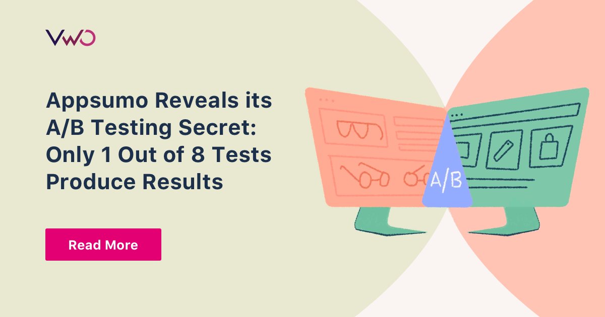 Learn The A/B Testing Secret Revealed By Appsumo | VWO