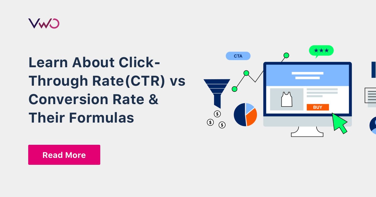 Click-Through Rate(CTR) vs Conversion Rate: Definition, Formula,  Calculation