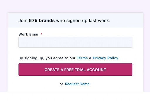 Screenshot Of Creating A Free Trial Account For Vwo