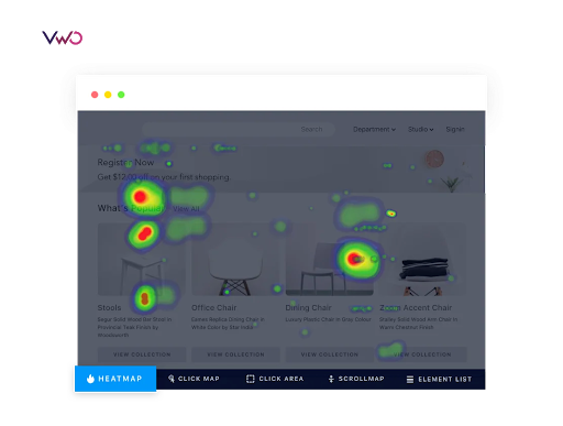 VWO Heatmap