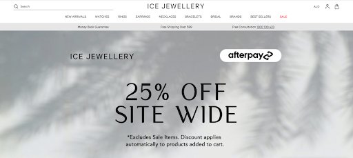 Ice Jewellery Homepage