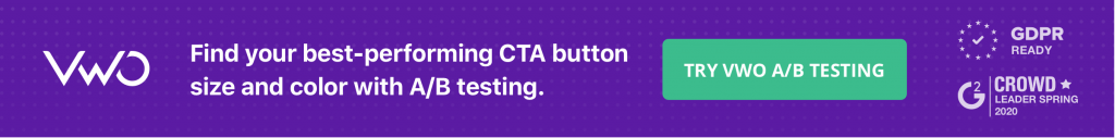 Blog Banner Call To Action Buttons