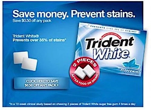 trident white ad